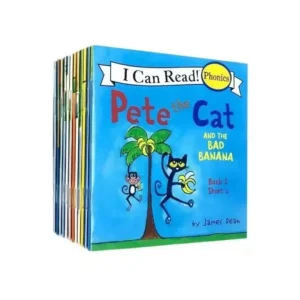 12 Books/Set I Can Read Pete The Cat Picture Books Children Story Book