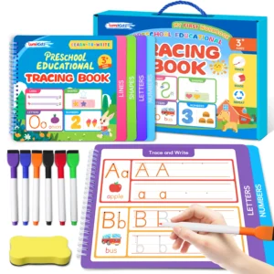 Toddler Handwriting Practice and Tracing Books for Kids