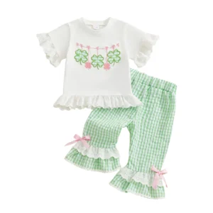 Toddler Girls St Patrick s Day 2 Piece Clothing Set