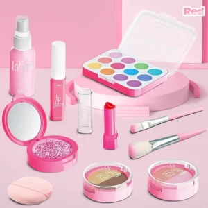 Girls pretend play children's makeup toy set