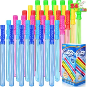 JOYFY 24 Pack 14.6'' Big Bubble Wands