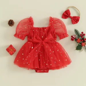 Citgeett Summer Christmas Infant Baby Girls Outfits