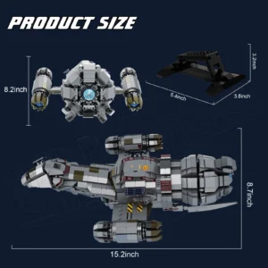Spaceship Building Blocks Shuttle Firefly-class Bricks (1345 pieces)