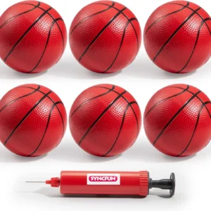 JOYFY 6 PCS Mini Basketballs 5 inches Colorful Small Ball