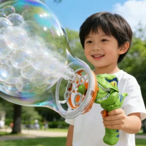 Soap Bubble Gun Dinosaur Electric Blowing Tuba Automatic Blower